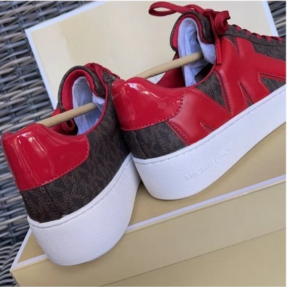 Michael Kors Poppy Lace Up MK Sig Small WMNS - Picture 16 of 16